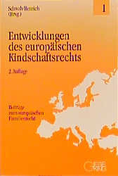 Entwicklungen des europäischen Kindschaftsrechts - Cover