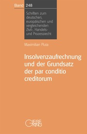 Insolvenzaufrechnung und der Grundsatz der par conditio creditorum - Cover