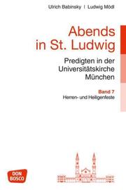 Abends in St. Ludwig, Predigten in der Universitätskirche München, Bd.7