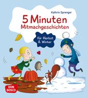 5 Minuten Mitmachgeschichten für Herbst und Winter - Cover