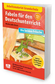 Fabeln für den Deutschunterricht: Die beiden Frösche - Eine Fabel von Äsop - Cover