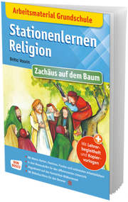 Stationenlernen Religion: Zachäus auf dem Baum - Cover