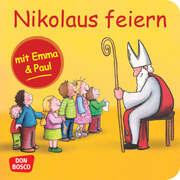 Nikolaus feiern mit Emma und Paul. Mini-Bilderbuch. - Cover