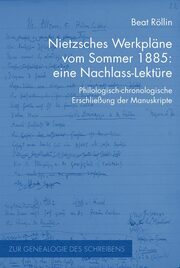 Nietzsches Werkpläne vom Sommer 1885: eine Nachlass-Lektüre