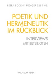 Poetik und Hermeneutik im Rückblick - Cover