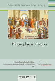 Philosophie in Europa - Cover