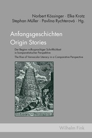 Anfangsgeschichten / Origin Stories - Cover