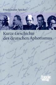 Kurze Geschichte des deutschen Aphorismus - Cover