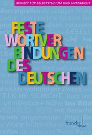 Feste Wortverbindungen des Deutschen - Cover