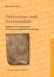 Textvarianz und Textstabilität - Cover