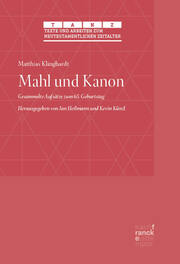 Mahl und Kanon - Cover