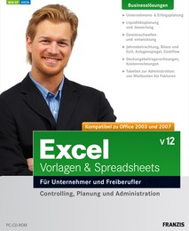 Excel-Vorlagen & Spreadsheets v12 für Unternehmer und Freiberufler