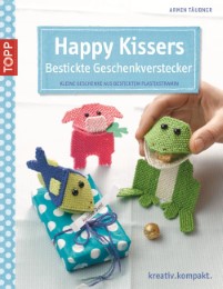 Happy Kissers - Bestickte Geschenkverstecker