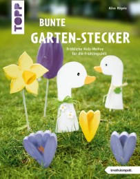 Bunte Garten-Stecker