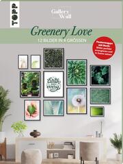 Gallery Wall 'Greenery Love'. 12 Bilder in 4 Größen