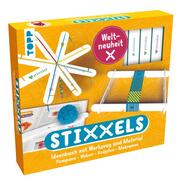Kreativ-Set Stixxels - Das Universalwerkzeug für Makramee, Knüpfen, Pompons und Weben. Weltneuheit! - Cover