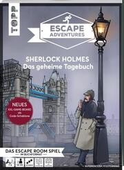 Escape Adventures - Sherlock Holmes: Das geheime Tagebuch (NEUE Codeschablone für mehr Rätselspaß) - Cover