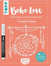 Boho Love: Fensterdeko mit dem Kreidemarker - Vorlagenmappe