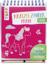 Kratzelzauber Color Pferde - Cover