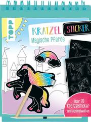 Kratzel-Sticker Magische Pferde