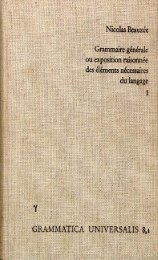 Nicolas Beauzée: Grammaire générale, ou exposition raisonée des éléments nécessaires du langage