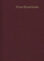 Moses Mendelssohn: Gesammelte Schriften.Jubiläumsausgabe / Band 1: Schriften zur - Cover