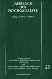 Jahrbuch der Psychoanalyse 25 - Cover