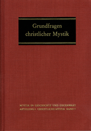 Grundfragen christlicher Mystik - Cover