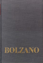 Bernard Bolzano Gesamtausgabe / Einleitungsbände.Band 2,3: Bolzano-Gesamtbibliographie 1804-1999 - Cover