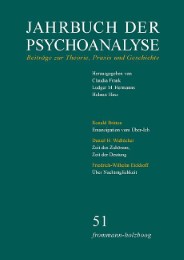 Jahrbuch der Psychoanalyse / Band 51