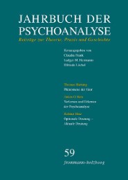 Jahrbuch der Psychoanalyse / Band 59 - Cover