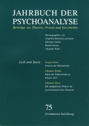 Jahrbuch der Psychoanalyse / Band 75: Leib und Seele - Cover