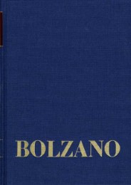 Bernard Bolzano Gesamtausgabe / Reihe II: Nachlass. A. Nachgelassene Schriften. - Cover
