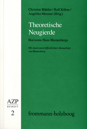 Theoretische Neugierde - Horizonte Hans Blumenbergs - Cover