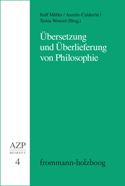 Übersetzung und Überlieferung von Philosophie - Cover