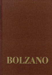 Bernard Bolzano Gesamtausgabe / Reihe III: Briefwechsel. Band 2,5: Briefe an Michael Josef Fesl 1846-1848 - Cover