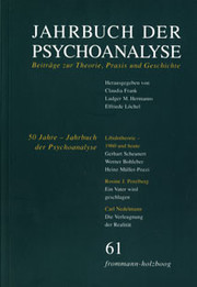 Jahrbuch der Psychoanalyse / Band 61: 50 Jahre 