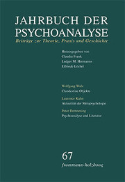 Jahrbuch der Psychoanalyse / Band 67 - Cover