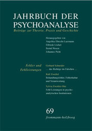 Jahrbuch der Psychoanalyse / Band 69: Fehler und Fehlleistungen