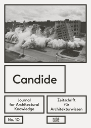 Candide. Journal for Architectural Knowledge - Cover