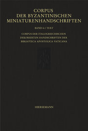 Corpus der byzantinischen Miniaturenhandschriften