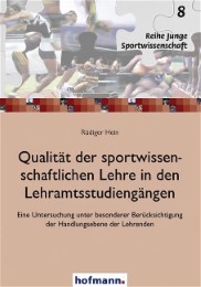 Qualität der sportwissenschaftlichen Lehre in den Lehramtsstudiengängen - Cover