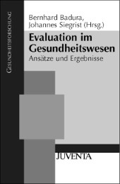 Evaluation im Gesundheitswesen - Cover