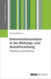 Dokumentenanalyse in der Bildungs- und Sozialforschung - Cover