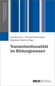 Transintentionalität im Bildungswesen - Cover
