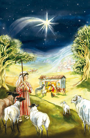 Jonathan auf dem Weg nach Bethlehem. Ein Adventskalender in 24 Geschichten mit einem großen Fensterbild - Abbildung 1