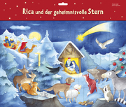 Rica und der geheimnisvolle Stern. Ein Türchen-Adventskalender mit 24 Geschichten zum Vorlesen - Cover