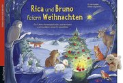 Rica und Bruno feiern Weihnachten. Ein Folien-Adventskalender zum Vorlesen und Gestalten eines Fensterbildes Mit Stoffschaf