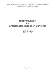 EAR 05 - Empfehlungen für Anlagen des ruhenden Verkehrs