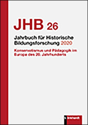 Jahrbuch für Historische Bildungsforschung Band 26 (2020) - Cover